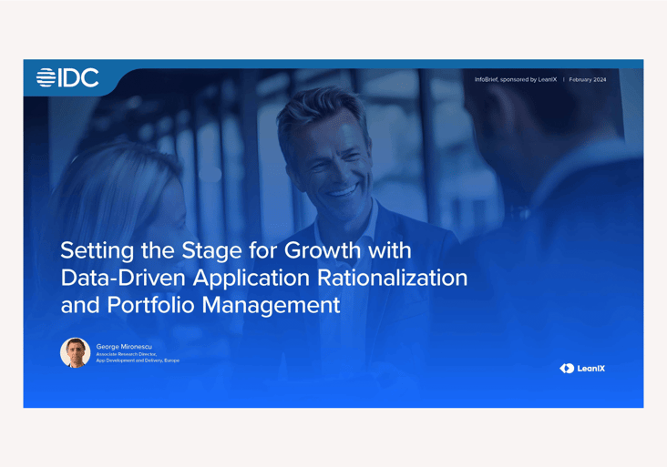Gartner® TIME Model Effective Application Portfolio Mgmt LeanIX
